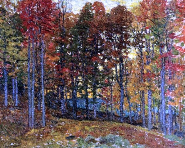 Autumn Jewels by John Joseph Enneking - Hand-Painted Oil Painting on Canvas Online