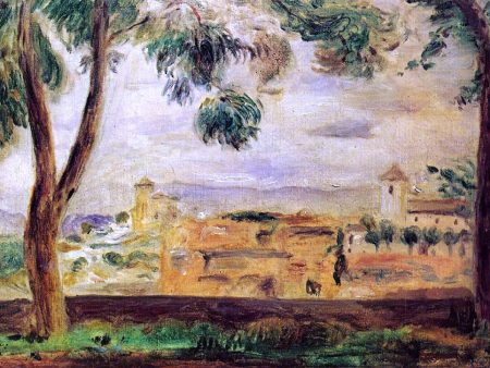 Cagnes by Pierre Auguste Renoir - Hand-Painted Oil Painting on Canvas Hot on Sale