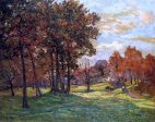 Autumn Landscape at Goulazon, Finistere by Maxime Maufra - Hand-Painted Oil Painting on Canvas Online now