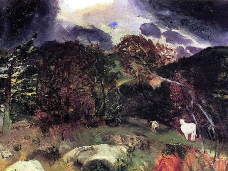 A Wild Place by George Wesley Bellows - Hand-Painted Oil Painting on Canvas Supply