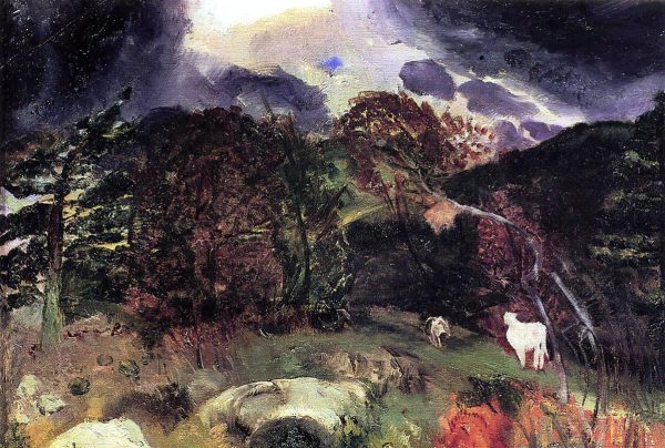 A Wild Place by George Wesley Bellows - Hand-Painted Oil Painting on Canvas Supply