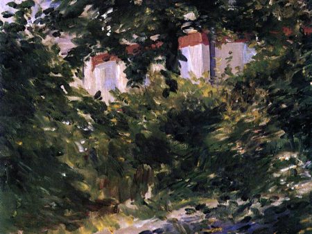 A Path in the Garden at Rueil by Edouard Manet - Hand-Painted Oil Painting on Canvas Supply