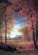 Autumn in  America, Oneida County, New York by Albert Bierstadt - Hand-Painted Oil Painting on Canvas For Cheap