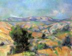 Mount Sainte-Victoire Seen from Gardanne by Paul Cezanne - Hand-Painted Oil Painting on Canvas on Sale