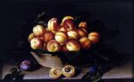 Basket of Apricots by Louise Moillon - Hand-Painted Oil Painting on Canvas Online Hot Sale