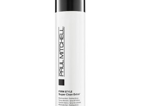 Stiprios fiksacijos plaukų lakas Paul Mitchell Super Clean Extra PAUL109424, 250 ml Online Hot Sale