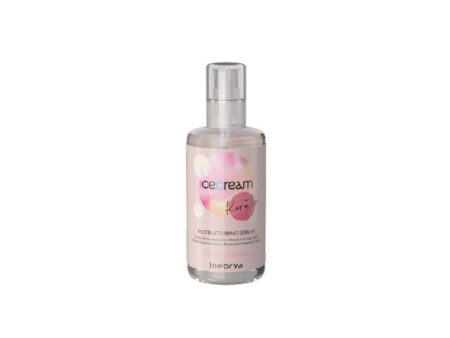 Plaukus atstatantis serumas Inebrya Ice Cream Keratin Restructuring Fluid ICE26317, intensyviai drėkinantis, 100 ml Sale