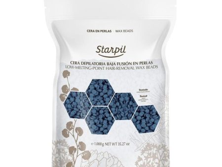 Depiliacinis vaškas granulėmis Starpil Wax In Pearls Blue 2AB STR3010232004, 1 kg Fashion