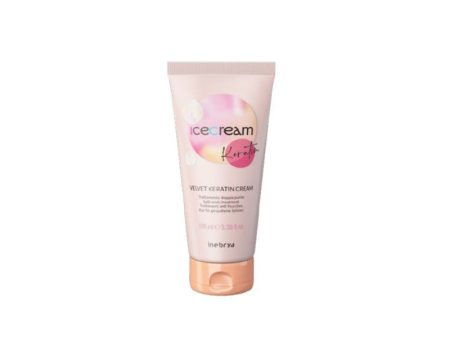 Atstatantis kremas plaukų galiukams su keratinu Inebrya Ice Cream Keratin Restructuring Split Ends Treatment ICE26316, intensyviai drėkinantis, 100 ml For Cheap