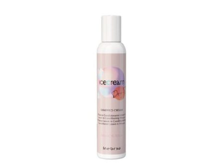 Maitinančios, nenuplaunamos putos Inebrya Ice Cream Dry-T Leave-In Conditioner Mousse ICE26308, skirtos ploniems, išsausėjusiems plaukams, 200 ml on Sale