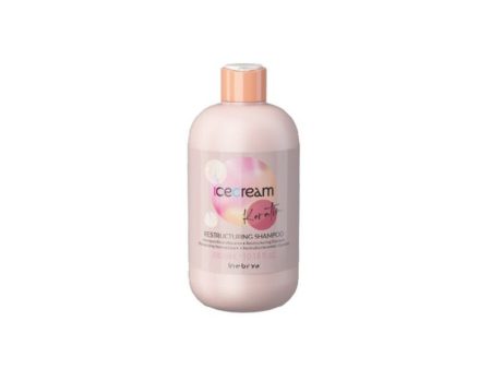 Atstatantis šampūnas plaukams su keratinu Inebrya Ice Cream Keratin Restructuring Shampoo ICE26309, intensyviai drėkinantis, 300 ml Online Sale